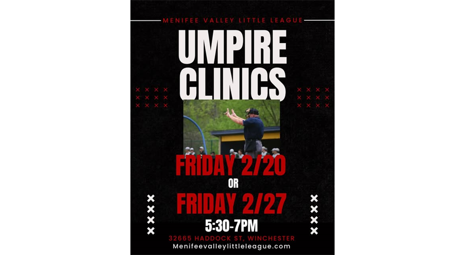 Umpire Clinics!