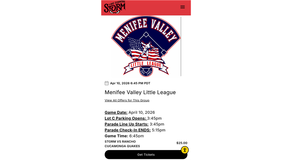 Lake Elsinore Storm Night